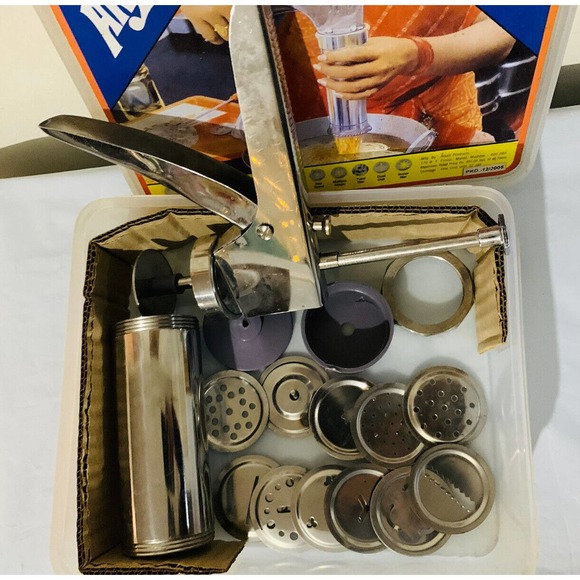 Anjali Royal Kitchen Press Machine Sev Maker Farsan Maker Murukku Maker 11 jalis - Picture 2 of 3